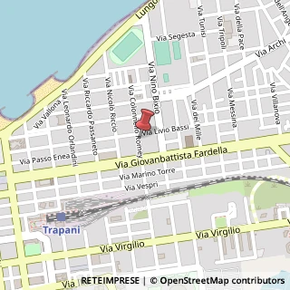 Mappa Via Colonnello Romey, 20, 91100 Trapani, Trapani (Sicilia)