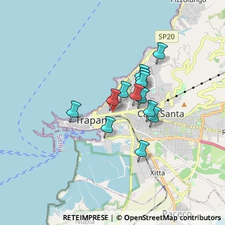 Mappa TRAPANI VIA FARDELLA, 91100 Trapani TP, Italia (1.43231)