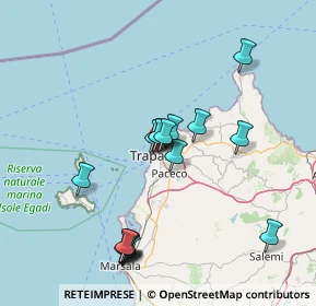 Mappa Via Antonio Roasi, 91100 Trapani TP, Italia (15.83882)