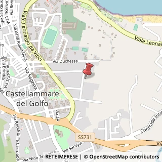 Mappa Via Alexander Fleming, 19, 91014 Castellammare del Golfo, Trapani (Sicilia)