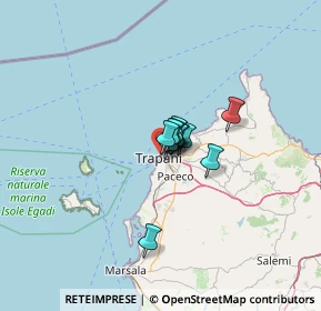 Mappa Via Scudaniglio, 91100 Trapani TP, Italia (5.86909)