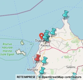 Mappa Via Scudaniglio, 91100 Trapani TP, Italia (26.97333)