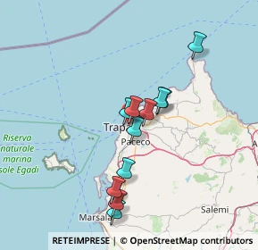 Mappa Via Pepoli Agostino Conte, 91100 Trapani TP, Italia (13.00091)