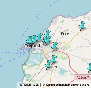 Mappa Via Mario Ciotta, 91100 Trapani TP, Italia (3.39583)