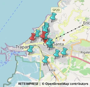 Mappa Via Giovanni Adragna, 91100 Trapani TP, Italia (1.23929)