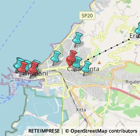 Mappa Via Senia Favara, 91100 Trapani TP, Italia (2.37286)