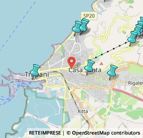 Mappa Via Senia Favara, 91100 Trapani TP, Italia (3.33154)