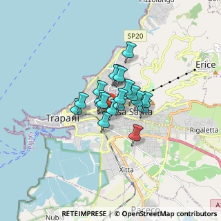 Mappa Via Senia Favara, 91100 Trapani TP, Italia (0.9995)