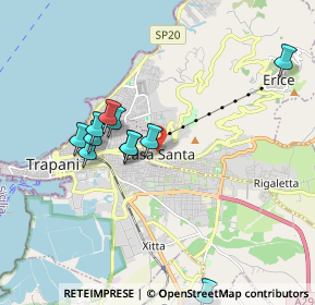 Mappa Via S. Anna, 91016 Erice TP, Italia (1.98909)