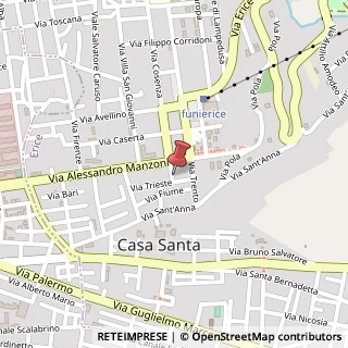 Mappa Via Livorno, 9, 91016 Casa Santa TP, Italia, 91016 Erice, Trapani (Sicilia)