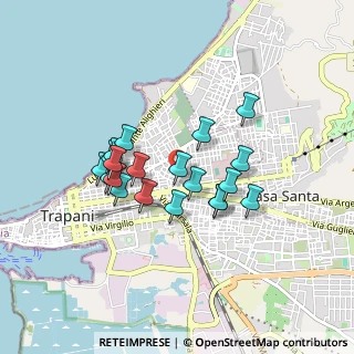 Mappa Largo Antonino Via, 91100 Trapani TP, Italia (0.791)