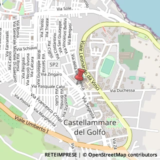 Mappa Via Segesta, 144A, 91014 Castellammare del Golfo, Trapani (Sicilia)
