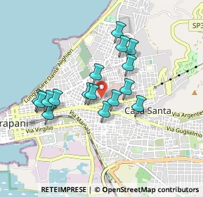 Mappa Via Martogna, 91100 Trapani TP, Italia (0.85)