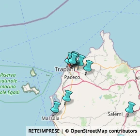 Mappa Via Alessandro Manzoni, 91016 Trapani TP, Italia (13.18)