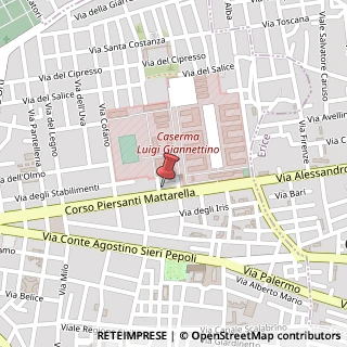 Mappa Corso Mattarella Piersanti, 154, 91100 Trapani, Trapani (Sicilia)