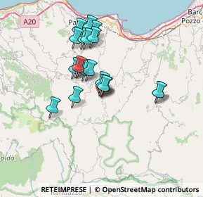 Mappa Piazza Napoleone, 98065 Montalbano Elicona ME, Italia (6.385)