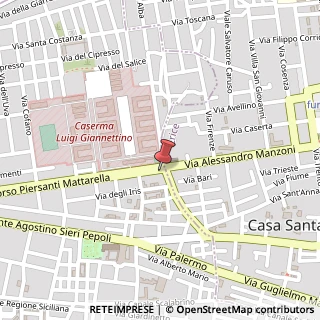 Mappa Corso Pier Santi Mattarella, 240, 91100 Trapani, Trapani (Sicilia)