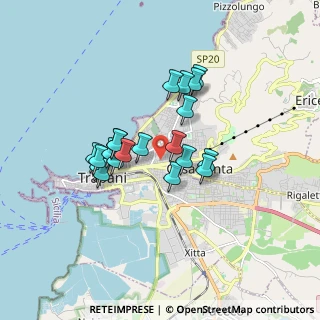 Mappa Via Dell'Olmo, 91100 Trapani TP, Italia (1.5205)