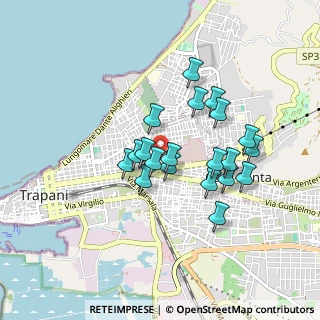Mappa Via Dell'Olmo, 91100 Trapani TP, Italia (0.8155)