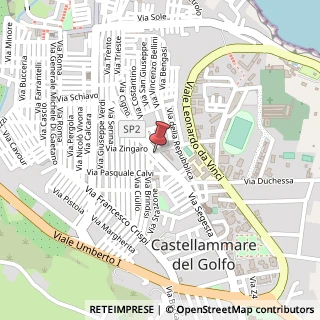 Mappa Via Segesta, 97, 91014 Castellammare del Golfo, Trapani (Sicilia)