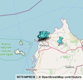 Mappa Via Vincenzo Barbaro, 91100 Trapani TP, Italia (2.96727)