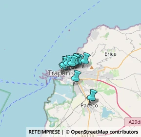 Mappa Via Vincenzo Barbaro, 91100 Trapani TP, Italia (1.6375)