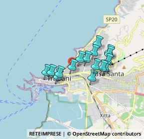 Mappa Piazza 21 Aprile, 91100 Trapani TP, Italia (1.45625)