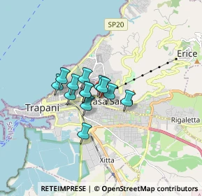 Mappa Via Perugia, 91016 Casa Santa TP, Italia (1.09846)