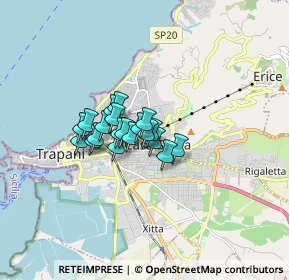 Mappa Via Bergamo, 91016 Casa Santa TP, Italia (1.073)