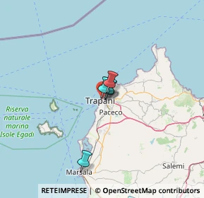 Mappa Via Nicolò Riccio, 91100 Trapani TP, Italia (32.58364)