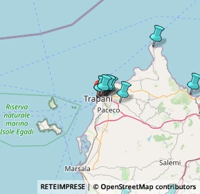 Mappa Via Nicolò Riccio, 91100 Trapani TP, Italia (19.36333)