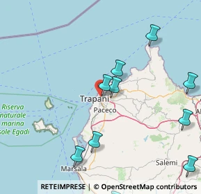 Mappa Via Capitano Fodale Michele, 91100 Trapani TP, Italia (27.545)