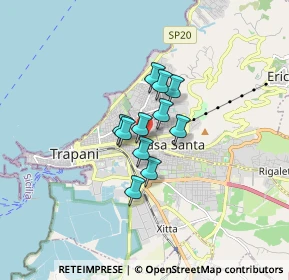 Mappa Via Capitano Fodale Michele, 91100 Trapani TP, Italia (1.05)