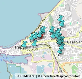 Mappa Via Messina, 91100 Trapani TP, Italia (0.7455)