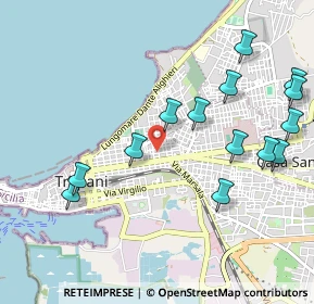 Mappa Via Messina, 91100 Trapani TP, Italia (1.27929)