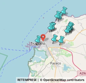 Mappa Via Messina, 91100 Trapani TP, Italia (4.10214)