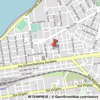 Mappa Via Santa Maria di Capua, 26, 91100 Trapani, Trapani (Sicilia)