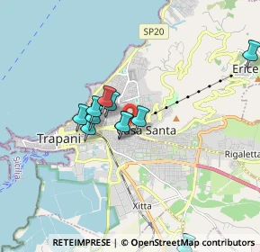 Mappa Via Giacomo Mistretta, 91100 Trapani TP, Italia (1.69818)