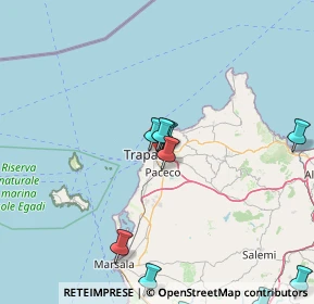 Mappa Via Giacomo Mistretta, 91100 Trapani TP, Italia (30.14316)