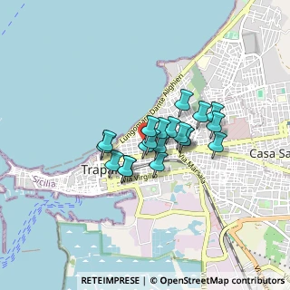 Mappa Via XX Settembre, 91100 Trapani TP, Italia (0.6235)
