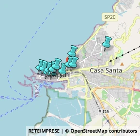 Mappa Via XX Settembre, 91100 Trapani TP, Italia (1.26846)