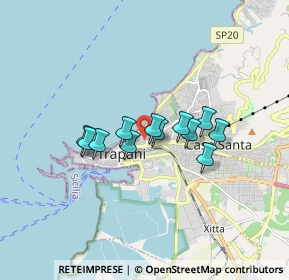 Mappa Via XX Settembre, 91100 Trapani TP, Italia (1.32167)