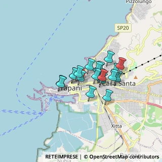 Mappa Via XX Settembre, 91100 Trapani TP, Italia (1.218)