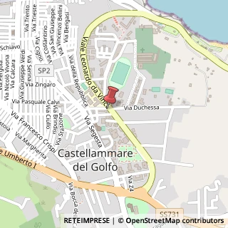 Mappa Via Duchessa, 7, 91014 Castellammare del Golfo, Trapani (Sicilia)