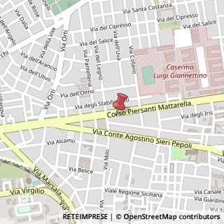 Mappa Corso Mattarella Piersant, 74, 91100 Trapani, Trapani (Sicilia)
