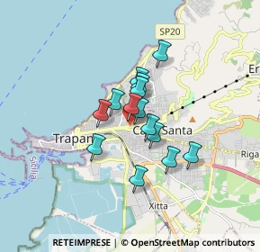 Mappa Via Formica, 91100 Trapani TP, Italia (1.22286)