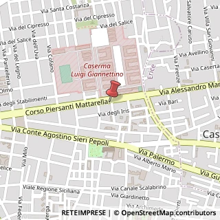 Mappa Corso Piersanti Mattarella, 194, 91100 Trapani, Trapani (Sicilia)