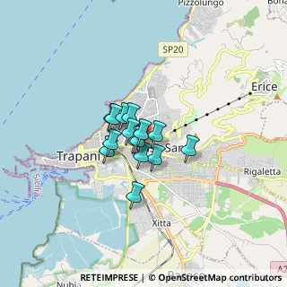 Mappa Via Francesco Rodolico, 91100 Trapani TP, Italia (0.98867)