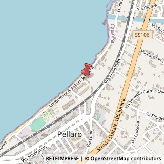 Mappa Lungomare di Pellaro, 147, 89134 Reggio di Calabria, Reggio di Calabria (Calabria)