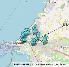 Mappa Via Giuseppe Cesarò, 91100 Casa Santa TP, Italia (1.36158)